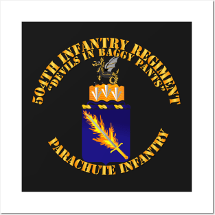 COA - 504th Infantry Regiment Posters and Art